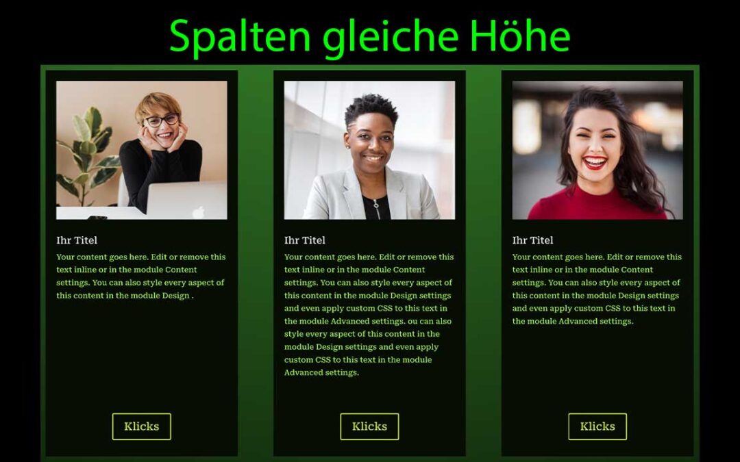 Spalten gleicher Höhe